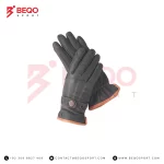 Black And Brown Lines Horse Riding Gloves