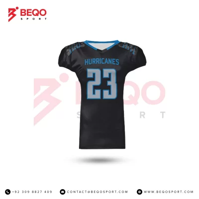 Black and Blue Football Jersey