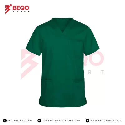 Green Scrub with Front Pockets
