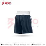 Navy and White Boxing Shorts