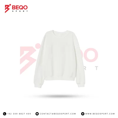 Plain Fleece Sweatshirt for Women