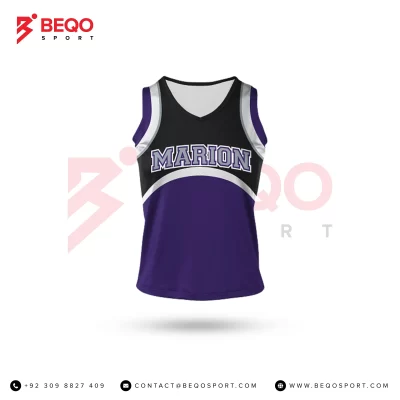 Purple and Black Cheer Shell