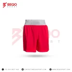 Red and White Boxing Shorts