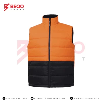 Waterproof and Wind Resistant Puffed Vest