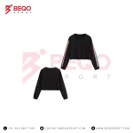 Women-Black-Crop-Sweatshirt