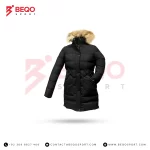 Insulated Jacket With Fur On Cap
