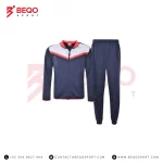Multi-Colored Tracksuit With Collar